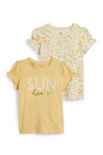 NEU mit Etikett! 2 Mädchen T-Shirts, Grösse 116