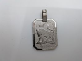 Schmuckanhänger Silber 800 Sternzeichen Stier