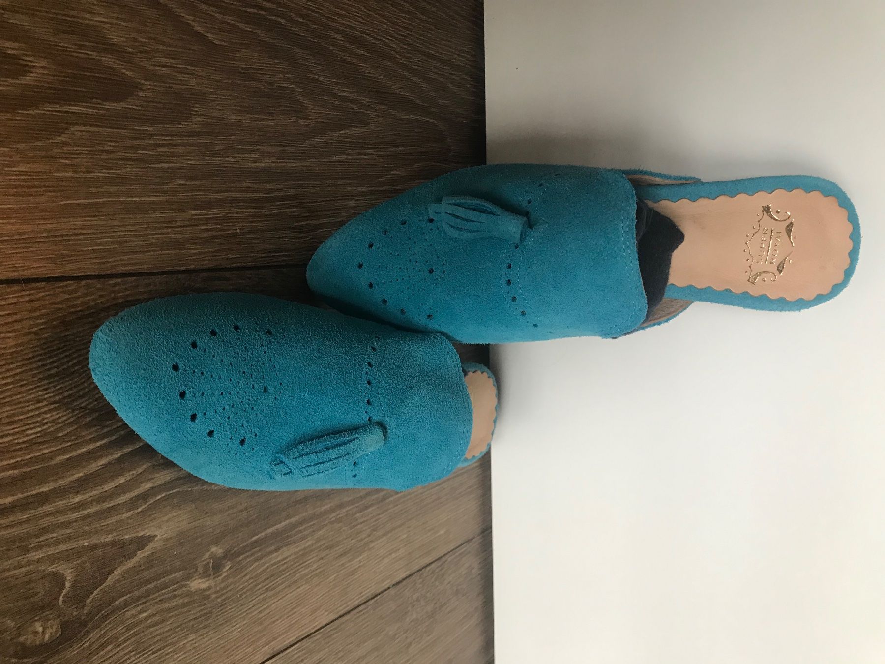 Damenschuhe: Babouche marocaine en daim neuf 37,5 – Gebraucht aus Grimisuat von eliseba88 2