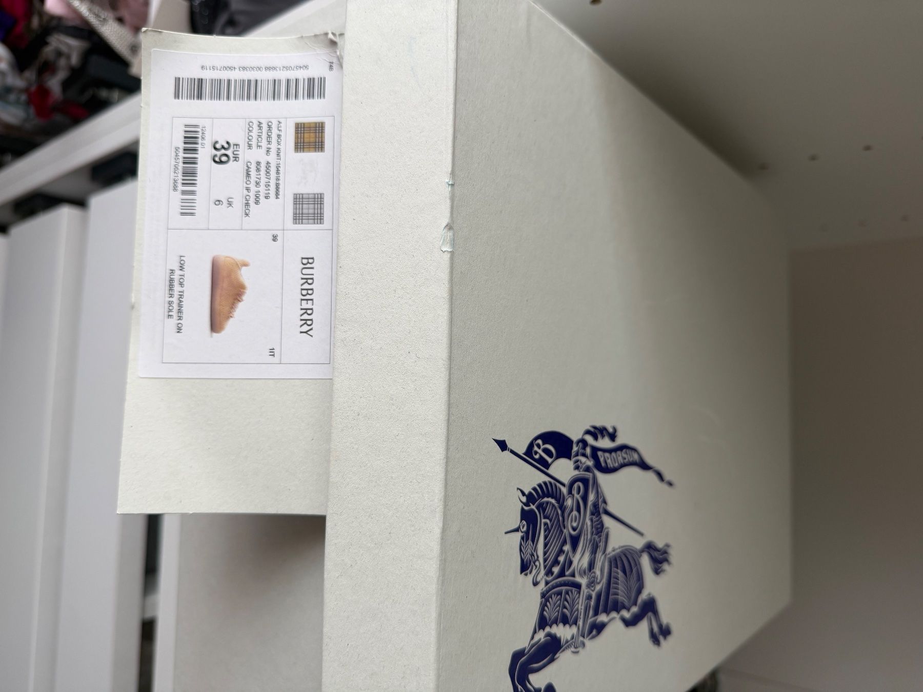 Burberry Damenschuhe: Burberry Sneaker Rosa Grösse EU 39 neu – Neu und originalverpackt aus Arch von ellaisa84 5