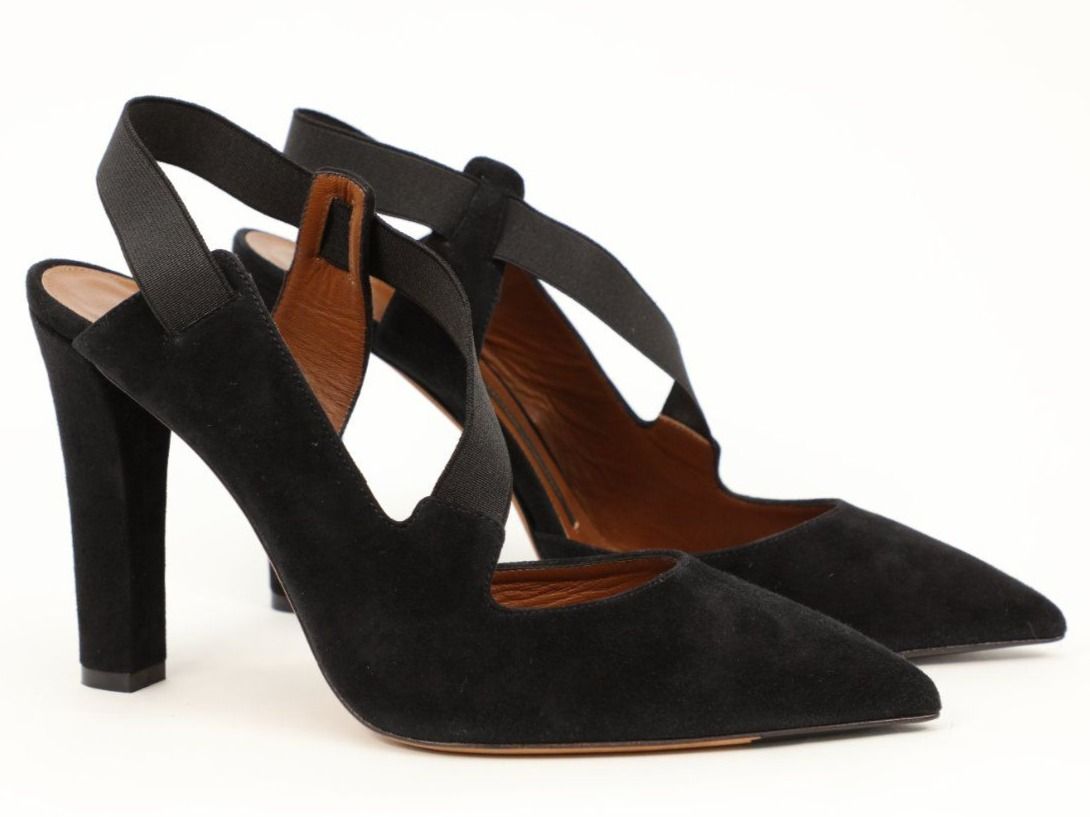 Agnona Scarpe da donna: AGNONA High Heels, Wildlederoptik, Gr. 40 – Nuovo e nell'imballaggio originale da Zollikofen venduto da oOAROo 3