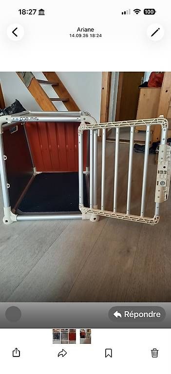 Gabbie, trasporto & Sicurezza: Cage pour chiens très peu servi  – Usato da Fully venduto da Ylucas