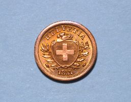 1 Rappen 1851