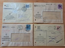 Ämtermarken Lot Belege Officiel, eidg. Kriegs-Ernährungs Amt