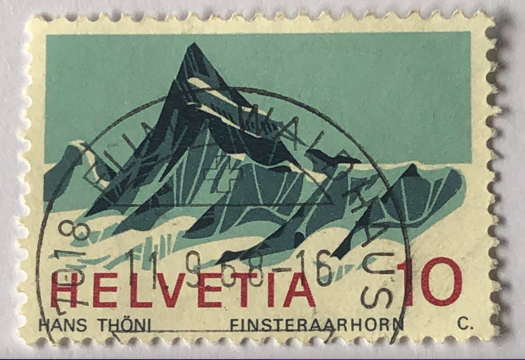 Alle Briefmarken: Nr.445 mit Stempel   – Gebraucht aus Aarau von Billa007