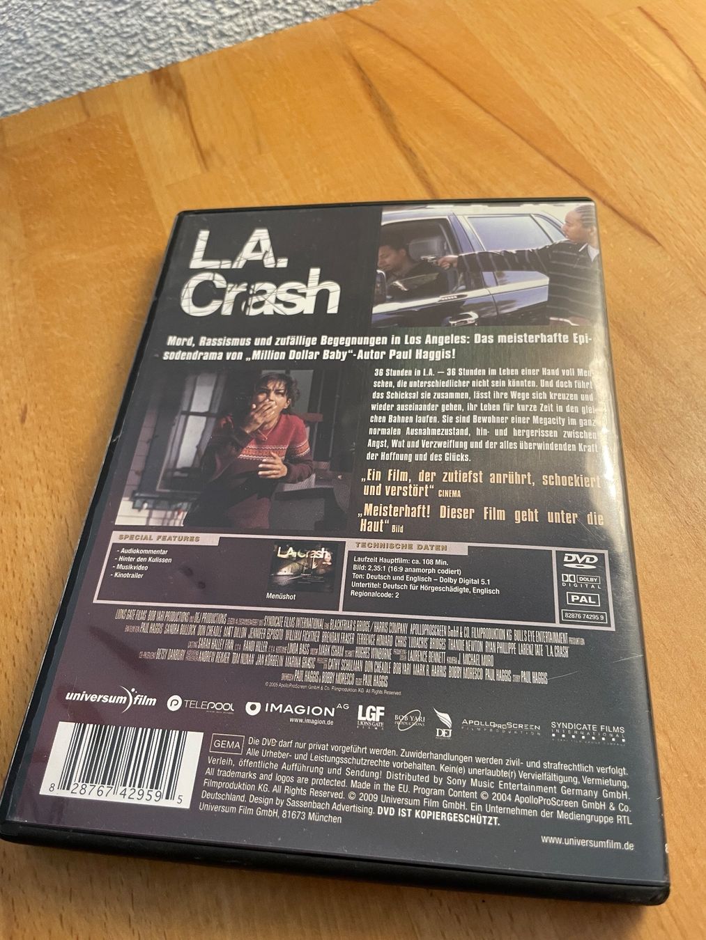 Tutti i DVDs: Film "L.A. Crash" – Usato da Kloten venduto da lukas.m98 1