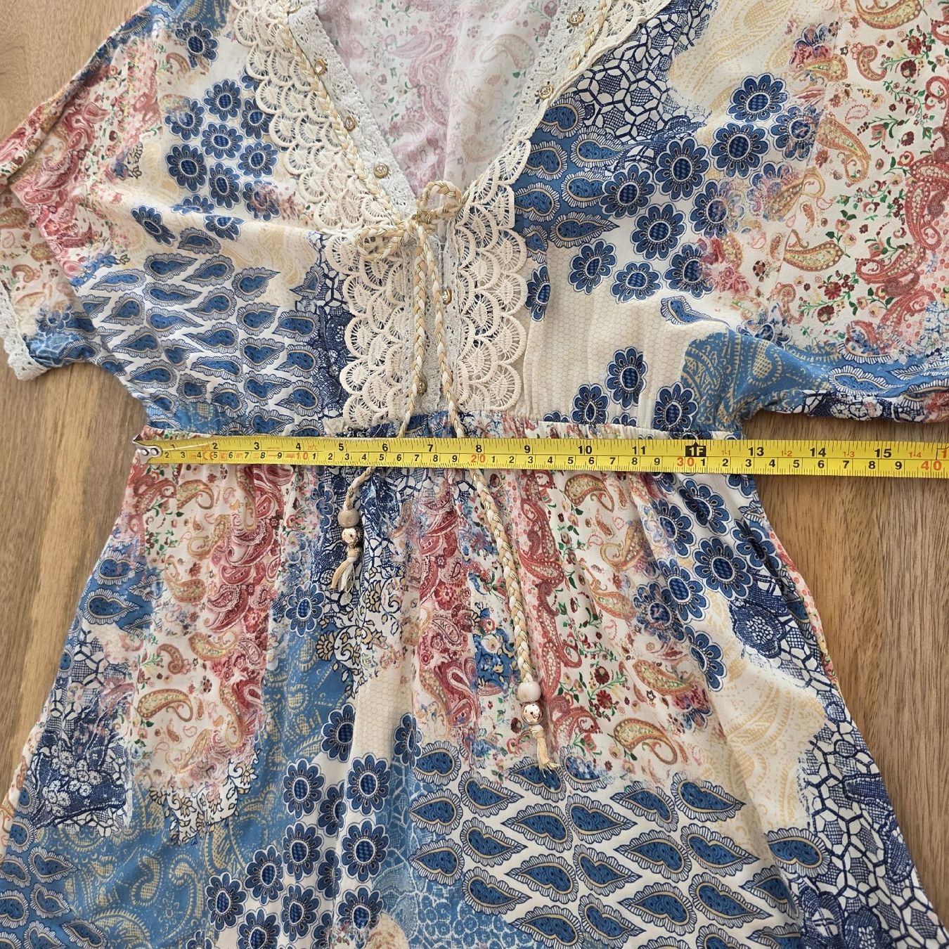 Robes: Kleid Viskose Patchwork Bunt Grösse M guter Zustand – D'occasion à Rheinsulz par Gilea 6