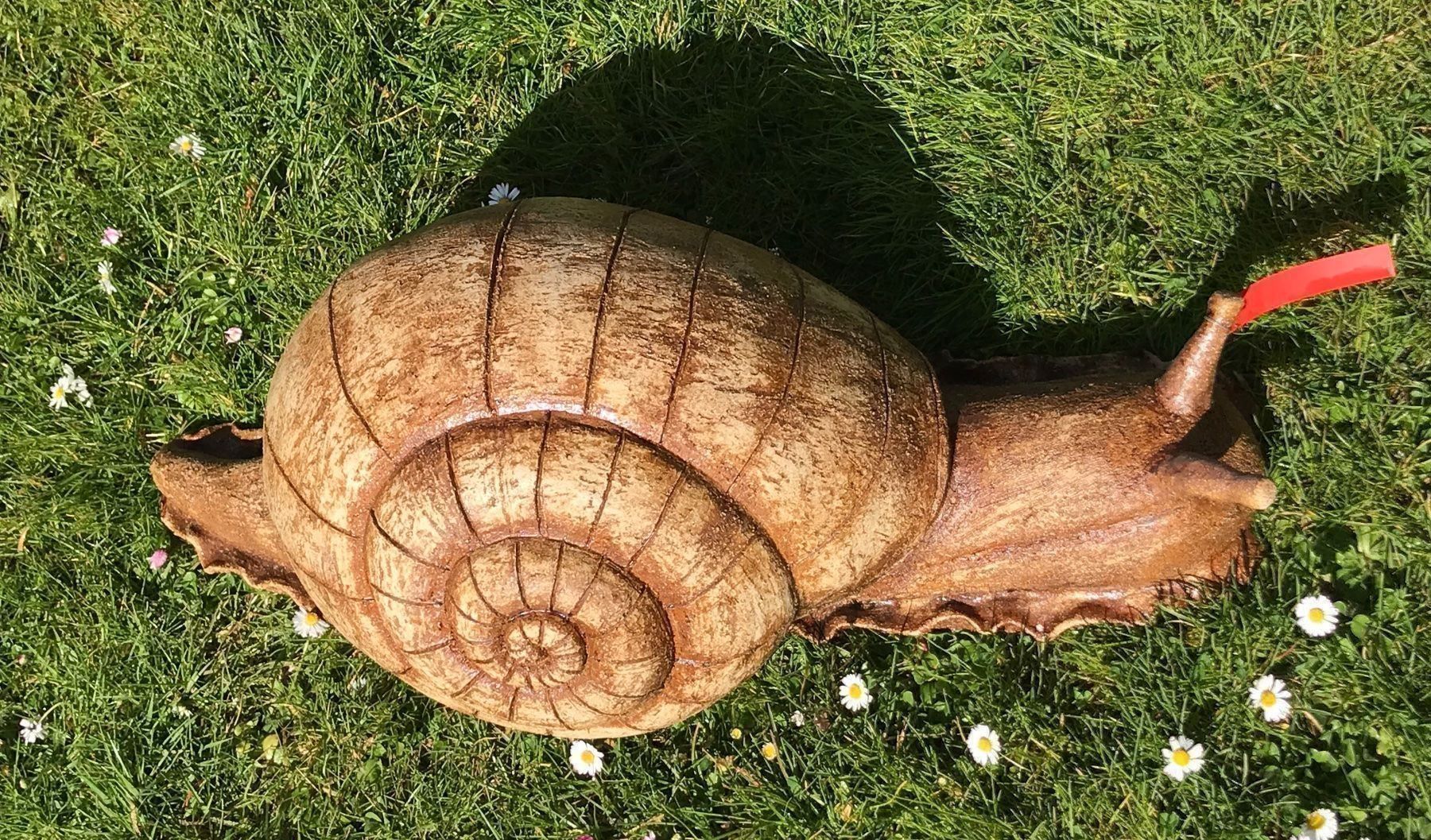 Statuette: Getöpferte Riesen Schnecke – Nuovo (secondo la descrizione) da Rüfenach AG venduto da merlyn07 2