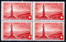 1942 FORCH-DENKMAL 4ERBLOCK ** POSTFRISCH ** - LO14
