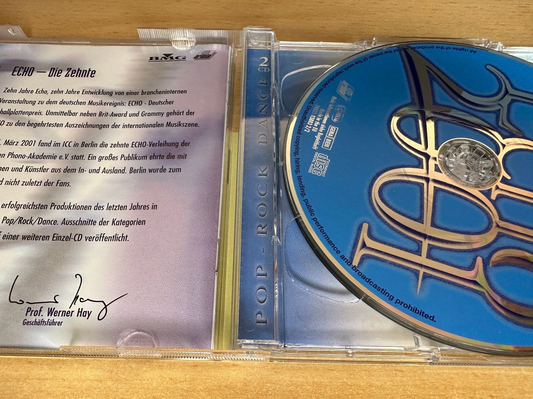 CD: Various – Echo 2001 - 2 CD – Usato da Rikon im Tösstal venduto da Alpenmutz 2
