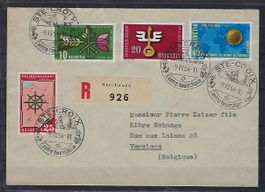 1954 Einschreibe Brief   15019
