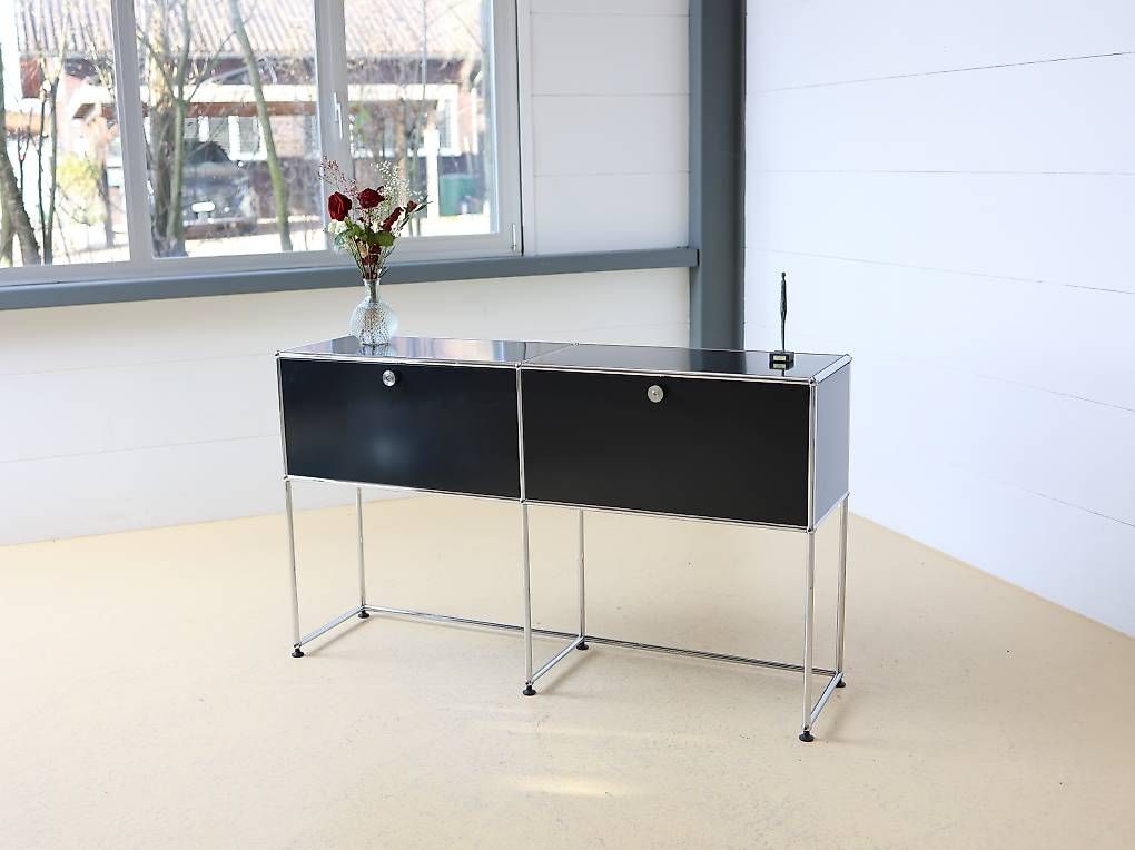 USM Cassettiere: USM Haller Sideboard in Schwarz – Usato da Meinisberg venduto da atelier_TILIJA 3