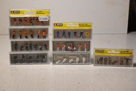 NOCH + Preiser Figuren Konvolut HO mit OVP