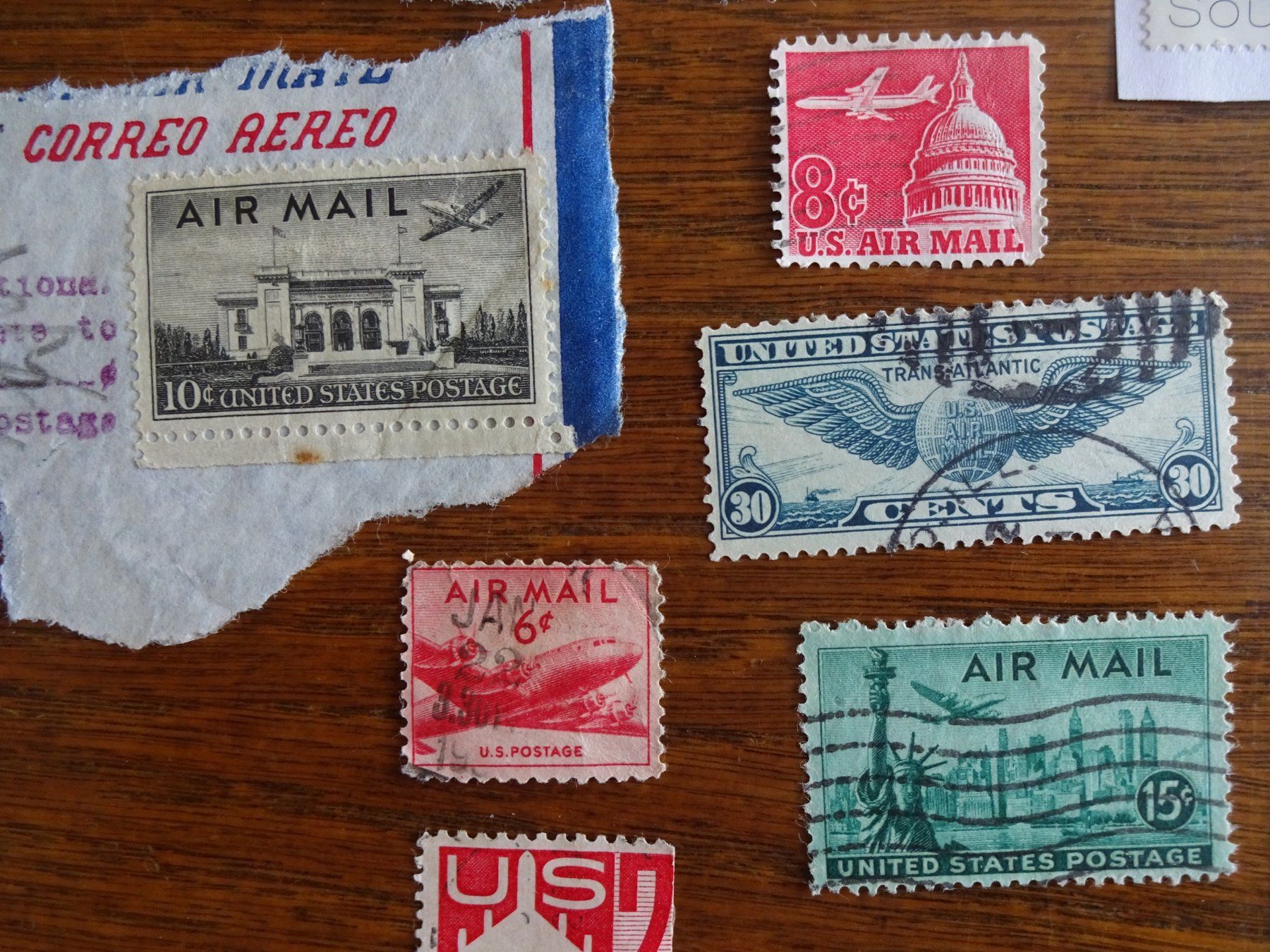 Tutti i francobolli: Briefmarken - Thema "Airmail" – Usato da Cham venduto da mktreasure 3