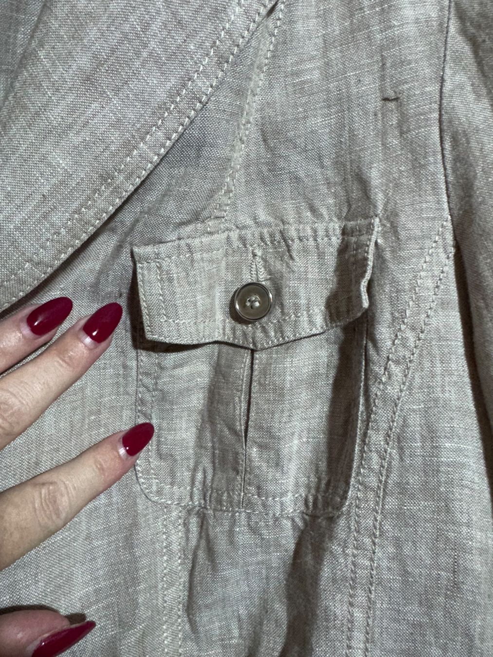 C&A Jacken: Schöne Leinen Jacke Blazer von C&A Gr. 42 – Neu (gemäss Beschreibung) aus Grosswangen von SALE_SALE_SALE 2