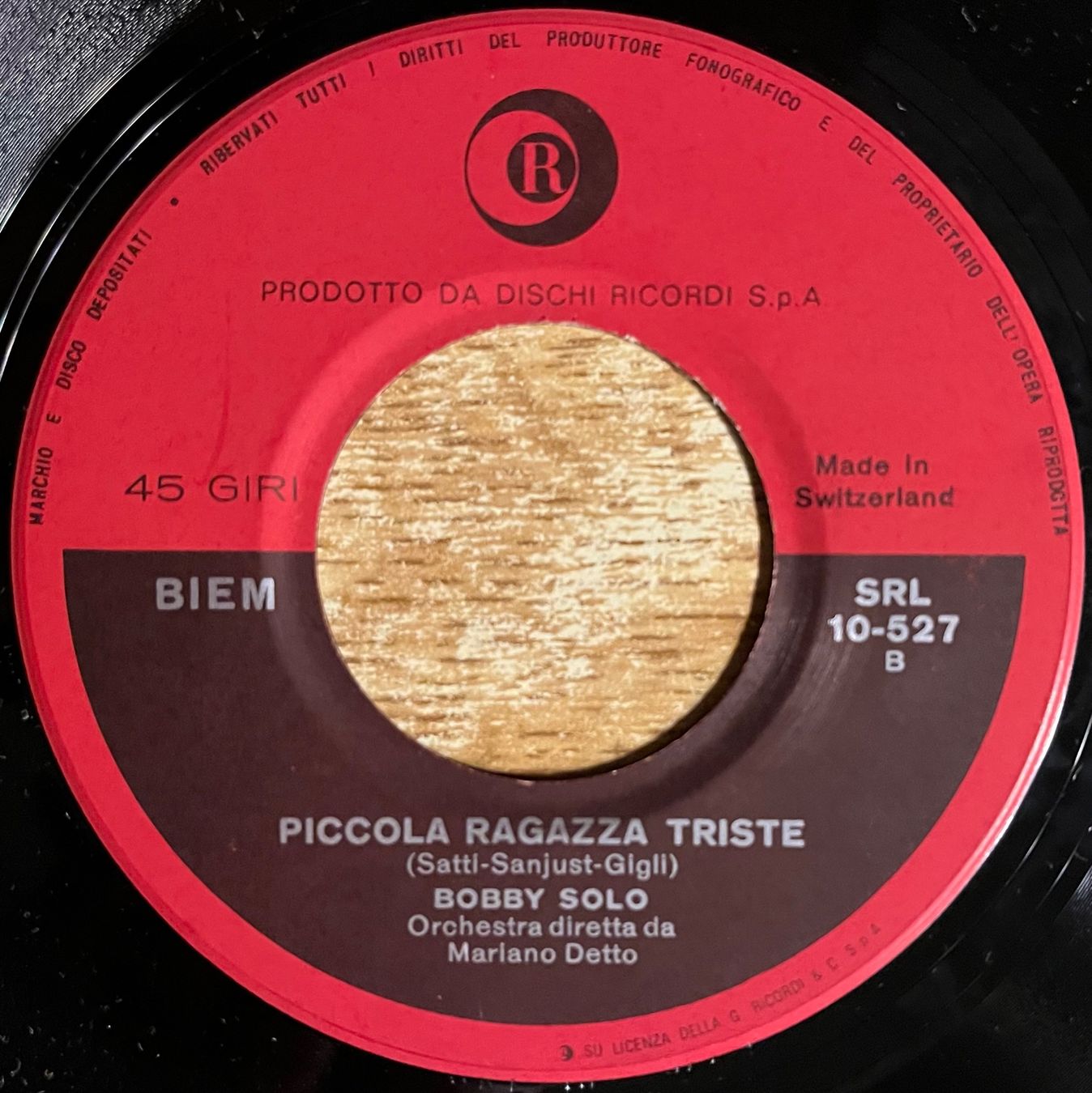 Dischi in vinile: BOBBY SOLO - ZINGARA – Usato da Bussigny venduto da vinyl-pas-cher 3