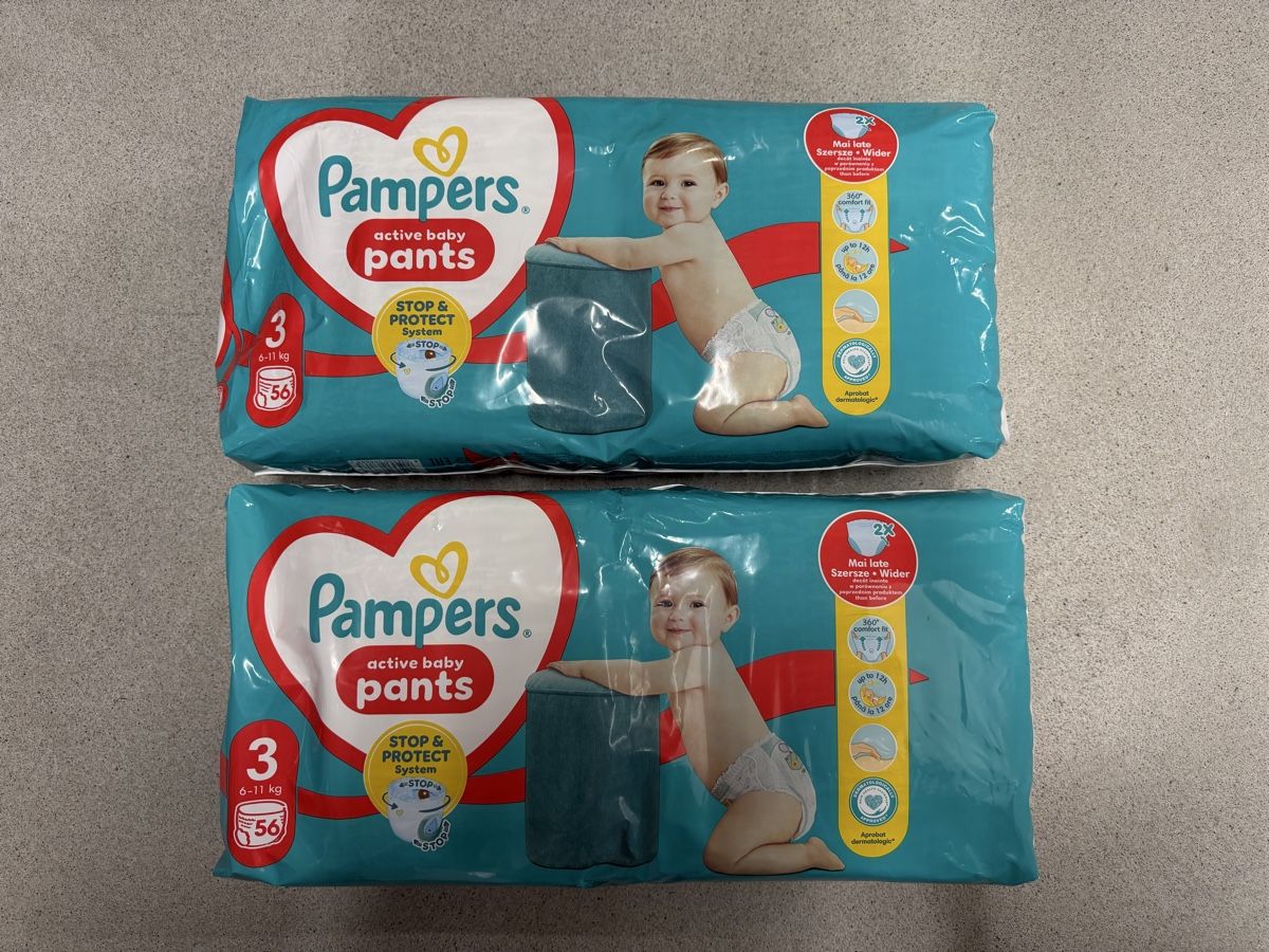 Pampers Secchi per pannolini & Pannolini: Pampers Pants 3 112 pièces  – Nuovo e nell'imballaggio originale da Biel/Bienne venduto da Gualtieri_10