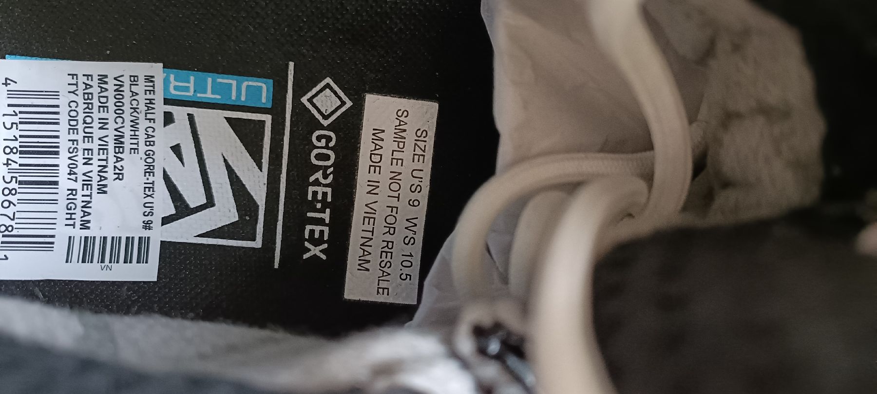 Vans Scarpe da uomo: Vans MTE Half Cab Gore-Tex, Nere e Bianche, Taglia 42 – Usato da Lugano venduto da ycd_rv8h 8
