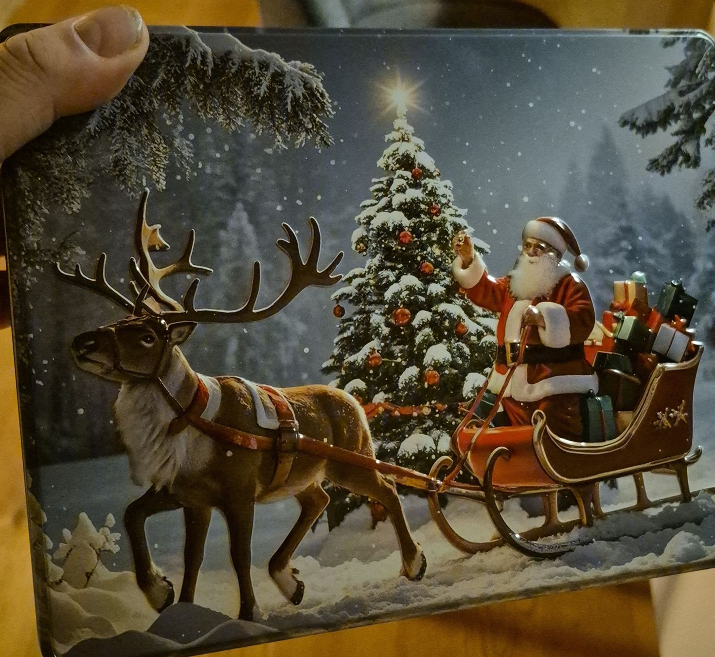 DECHOUS Weihnachtsplätzchendose Weißblech Keksdos Produktbild-Vorschau 10