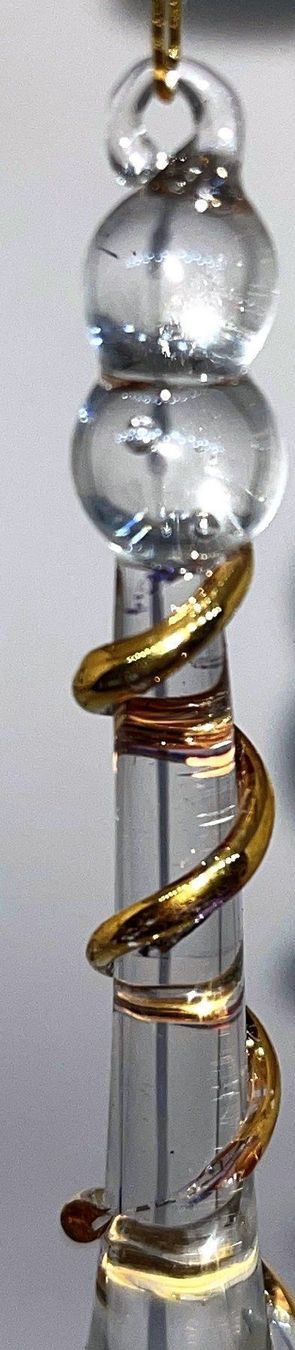 Tutte le decorazioni: Christbaumanhänger Eiszapfen Glas – Nuovo (secondo la descrizione) da Lutzenberg venduto da Pinschi01 1