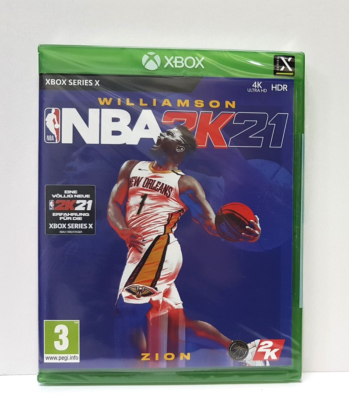 Microsoft Spiele: NBA 2K21 Williamson  Xb X  Neu – Neu und originalverpackt aus Schüpfheim von Games_Spielkonsolen 1