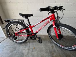 Kinderfahrrad Tour de Suisse rot 20 Zoll Neue Zustand