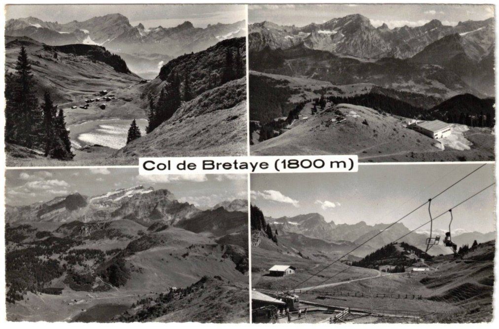 Cartoline postali: Villars - 4 Bild AK – Usato da Binningen venduto da Mountainrider