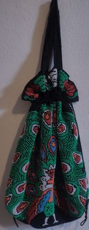 Borsa a mano con perline, vintage