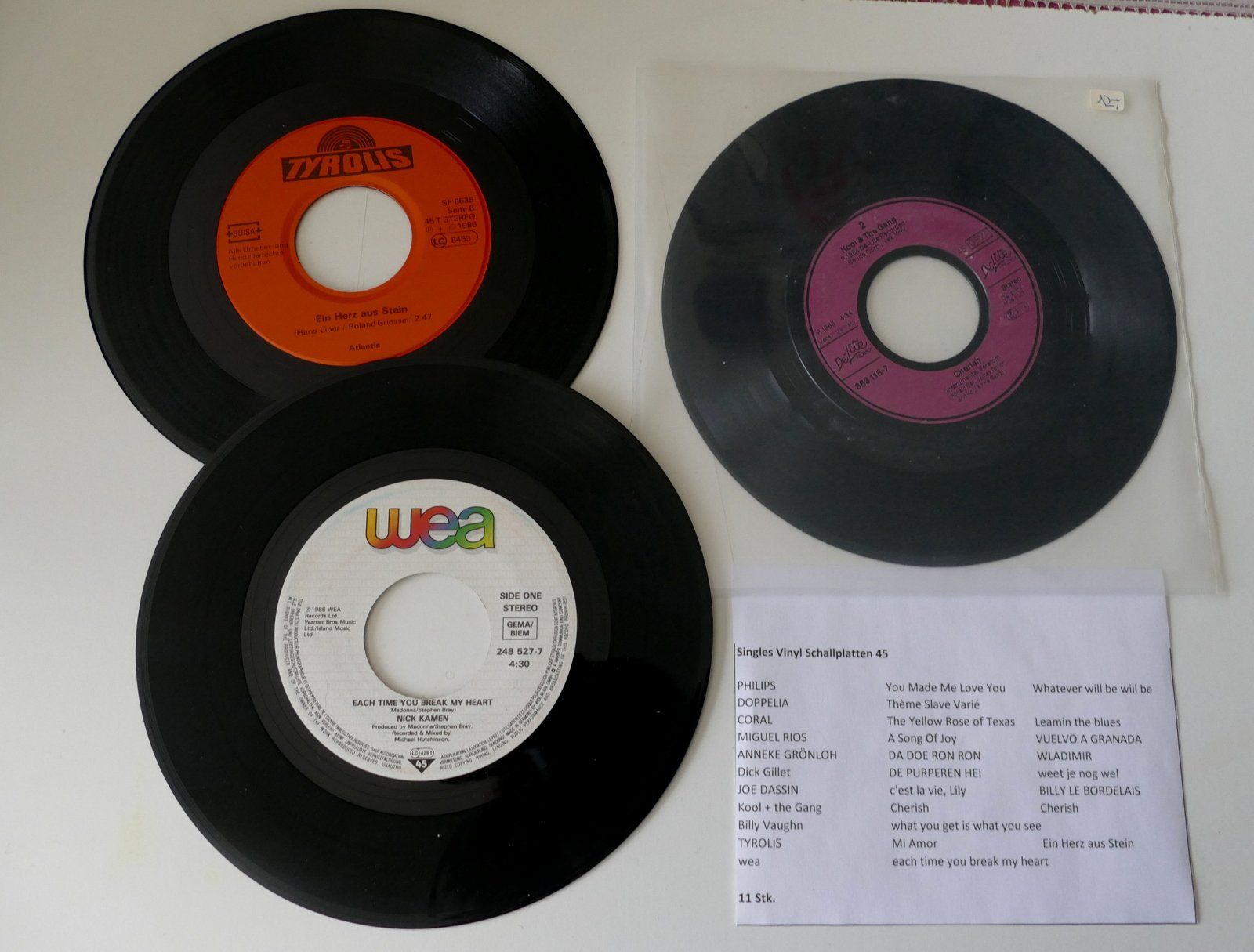 Schallplatten: 9 Singles Schallplatten 60er/70er Jahre – Gebraucht aus Dietlikon von kes_j6d7 2