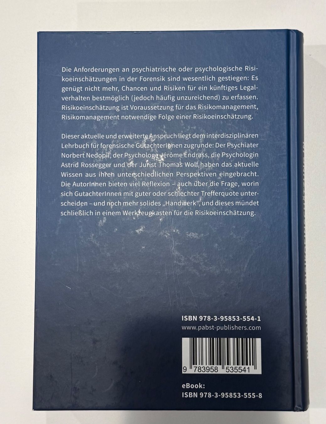 Livres: Buch: Risikoeinschätzung in forensischer Psychiatrie – D'occasion à Rorbas par Schnappi86 3