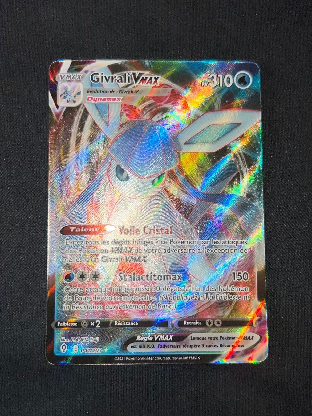 Pokémon Carte collezionabili: Givrali Vmax FRançais 041/203 – Nuovo (secondo la descrizione) da Genève venduto da Jojo_pokemon 4