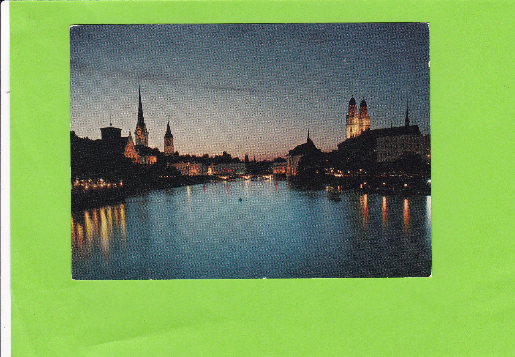 Cartoline postali: Zürich-Festbeleuchtung – Usato da St. Peterzell venduto da neckertal