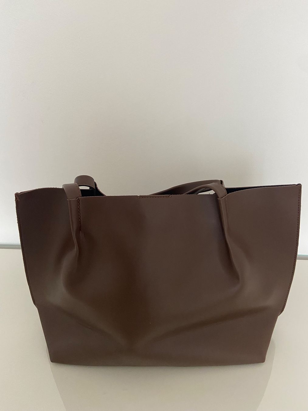 Taschen für Damen: Braune Handtasche aus Kunstleder – Neu (gemäss Beschreibung) aus Dielsdorf von lor_j5qt 3