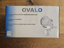 Halogenstrahler mit Bewegungsmelder 150 Watt – OVALO