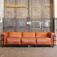 Industrial Sofa John Mullet No. 4 | 260x100x70 cm | Leder