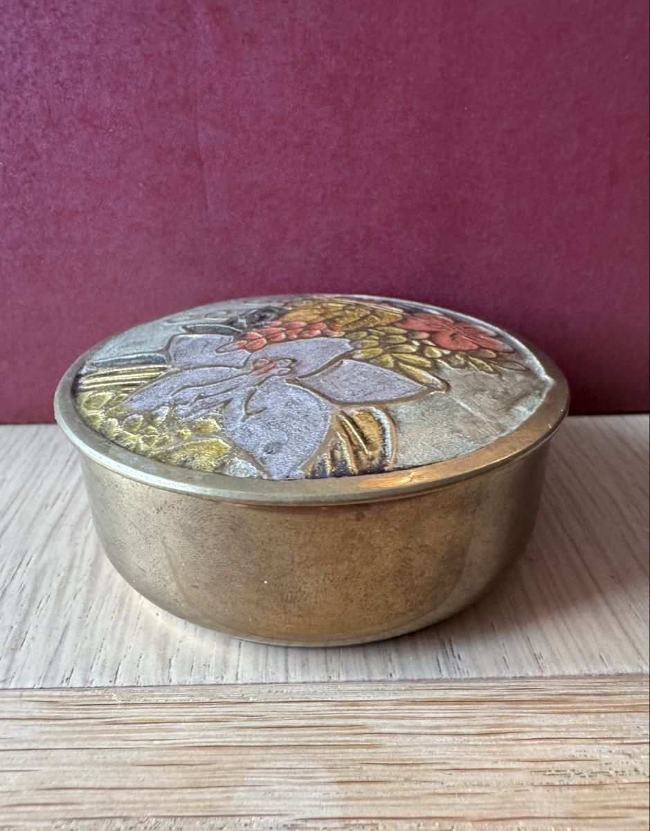 Ciotole: Handgefertigte indische Messingdose (Vintage) – Usato da Lachen SZ venduto da ThisMyJam 1