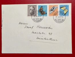 PRO JUVENTUTE 133 - 135 137 LETZTTAG WINTERTHUR 31.V. 1951