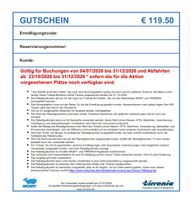 Gutschein 119€ Moby / Tirrenia Fähren Gültig bis 21.12.2026