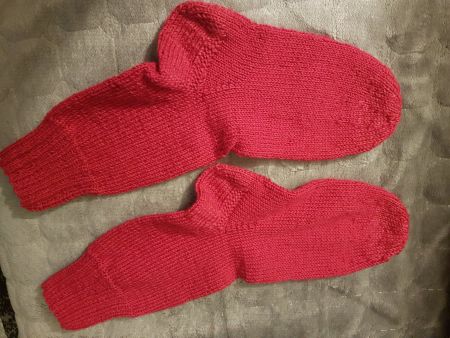 handgestrickte Socken Gr. 42