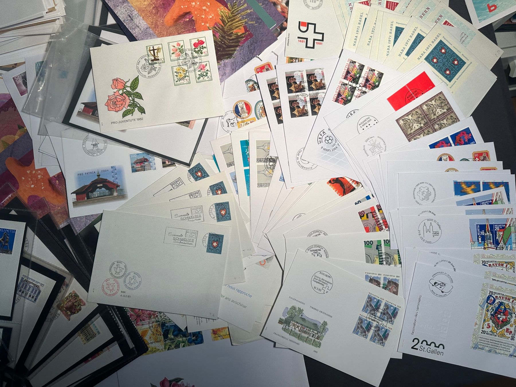 Alle Briefmarken: XXL Briefe Sammlung FDC Bedarfsbriefe usw. – Gebraucht aus Stettfurt von 2442 7