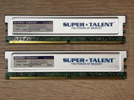 DDR2-667 2x1GB Super Talent PC5300 (T6UB1GC5)