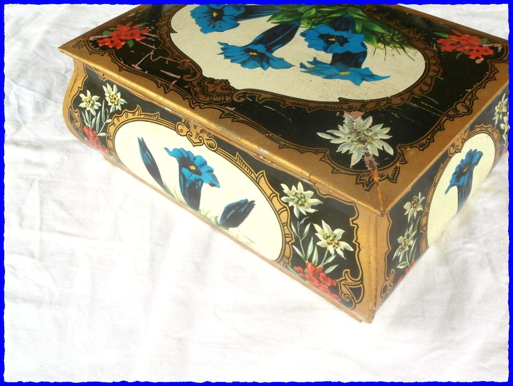 Barattoli: Prachtvolle alte Blechdose - 29cm - Bisquitdose - Hoffmann – Usato da Worblaufen venduto da Re_mo81 6