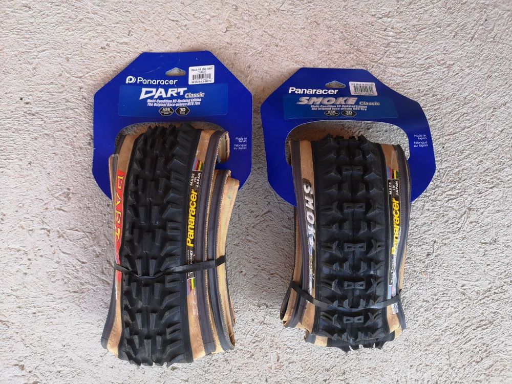 Set De 2 Pneus VTT Panaracer Smoke Lite 26 X 1.90 - Noir - Vintage