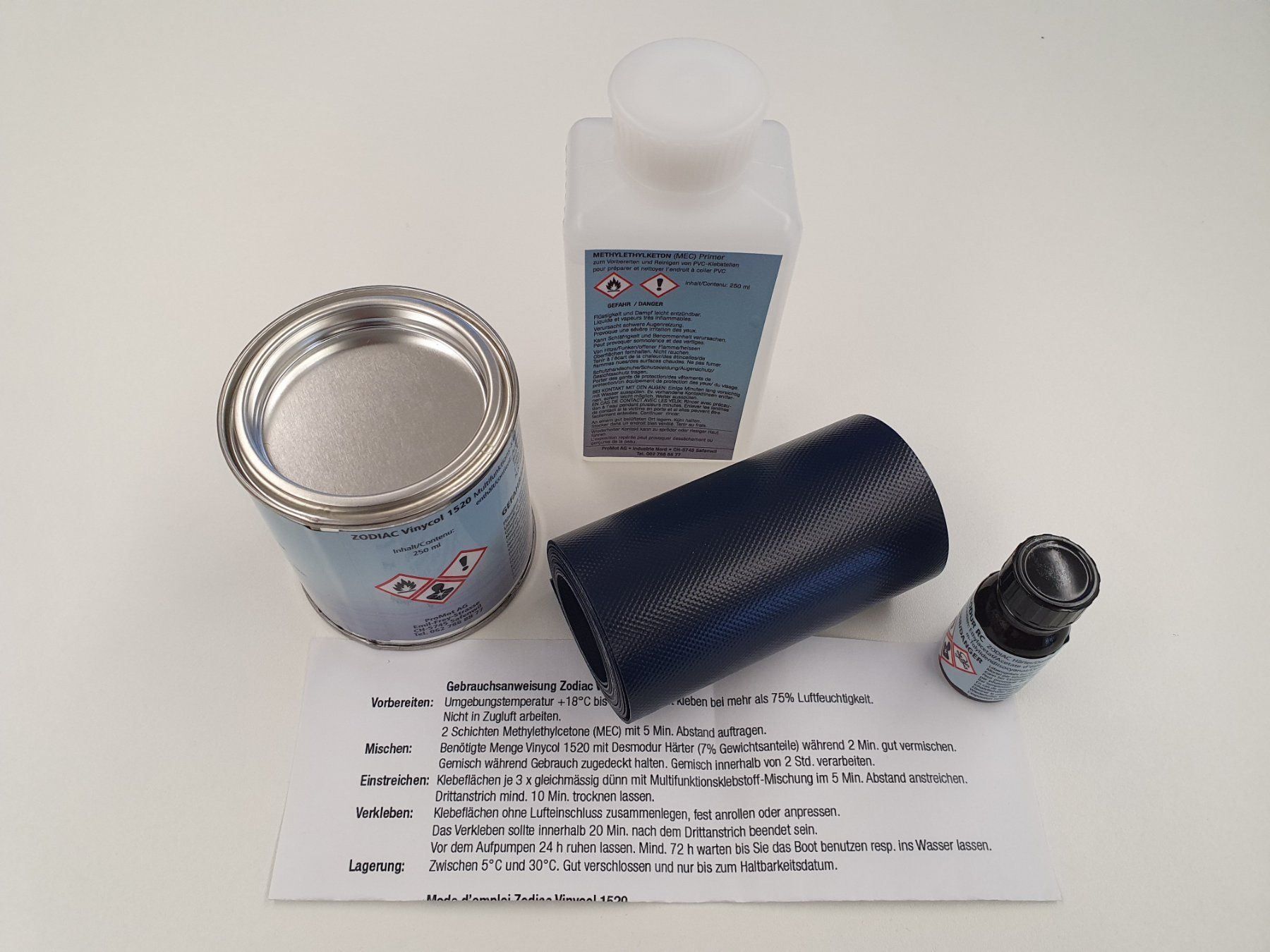 Barche: Schlauchboot Reparaturset PVC,Dunkelblau – Nuovo e nell'imballaggio originale da Safenwil venduto da PromotAG
