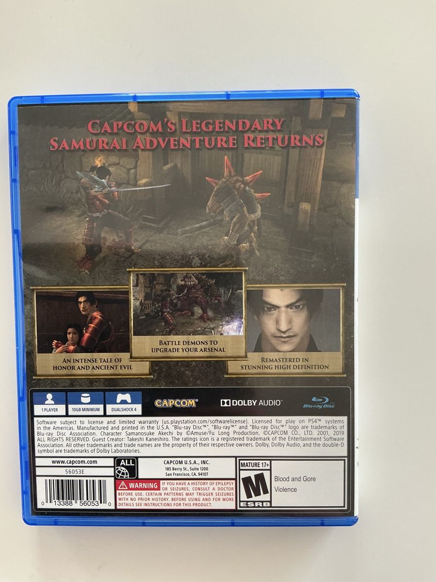 Sony Spiele: Onimusha: Warlords (PS4) – Neu (gemäss Beschreibung) aus Münchringen von loo_b7bd 1