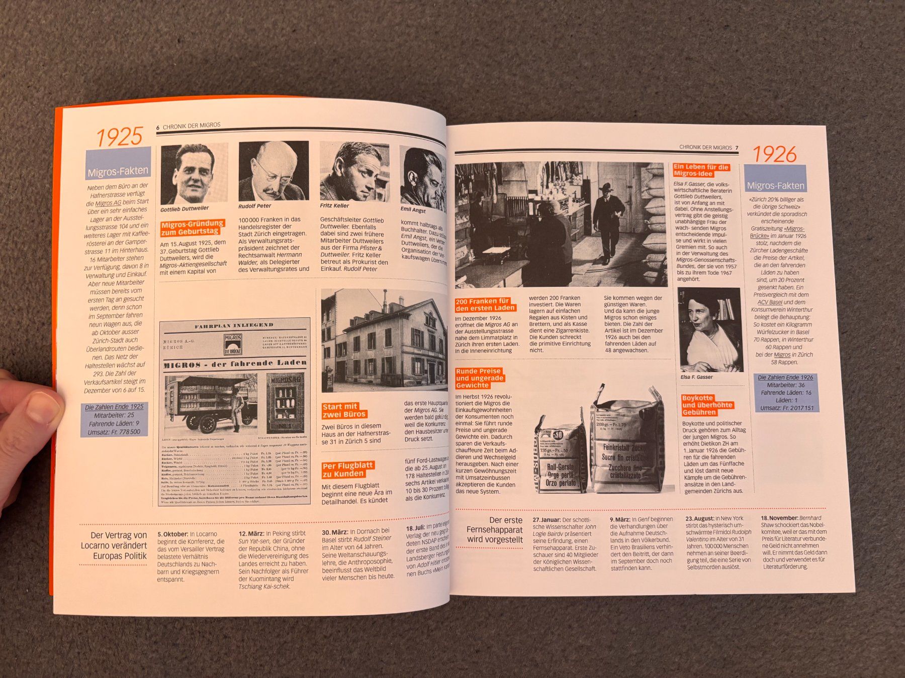 Libri: Buch Chronik der Migros 1925 bis 2012 – Usato da Dübendorf venduto da Moomin8600 2
