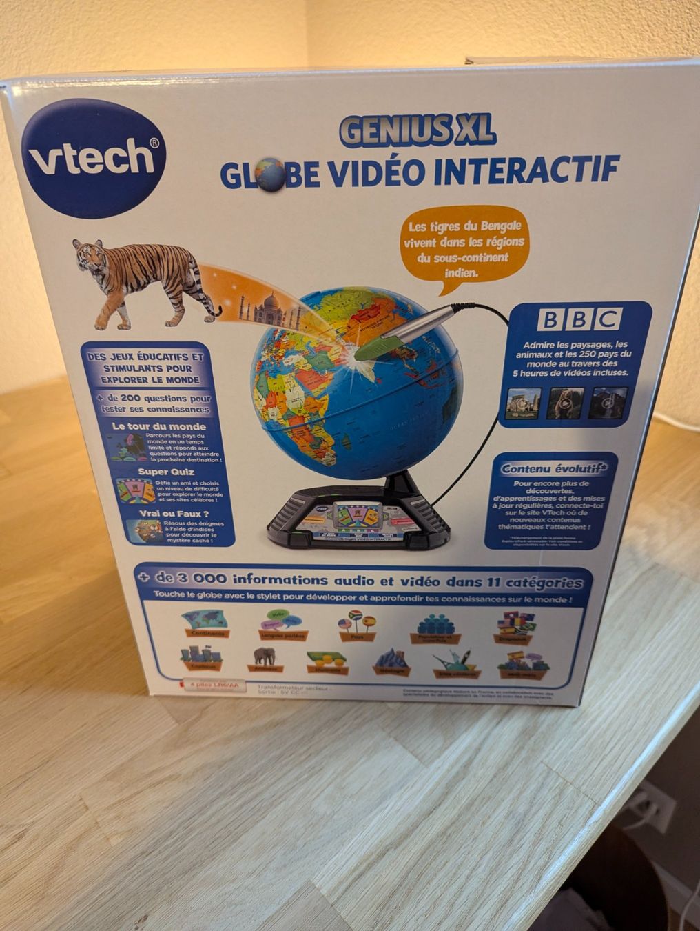 Vtech Giocattoli: VTECH Globe vidéo interactif Genius XL – Nuovo e nell'imballaggio originale da Attalens venduto da cam_mq9h 6