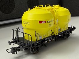 Roco 67886 SBB-CFF Silowagen Ucs gelb / DC HO