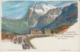 Kleine Scheidegg mit Blick auf Wetterhorn
