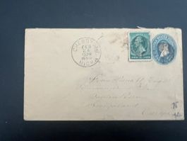 1888 New York  Brief diverse Stempel   (G699)